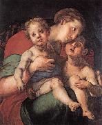 Jacopo Pontormo Madonna and Child with the Young St John oil on canvas